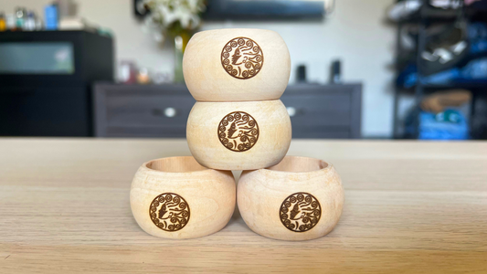 Wood Loc Ball- Ivory ( Size Small)